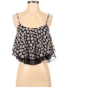 Poetry Sleeveless Crop Top Size Small